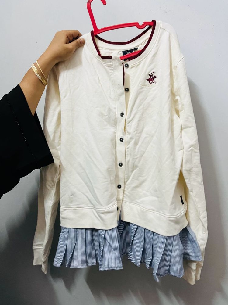 White Full Sleeve Tshirt