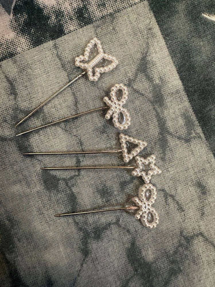 Pearl Hair Pins - Set of 5
