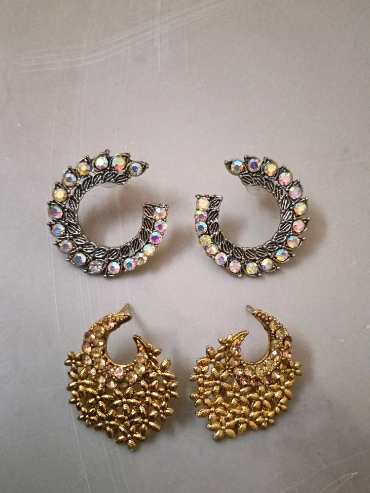 Two Pairs of Fashion Earrings