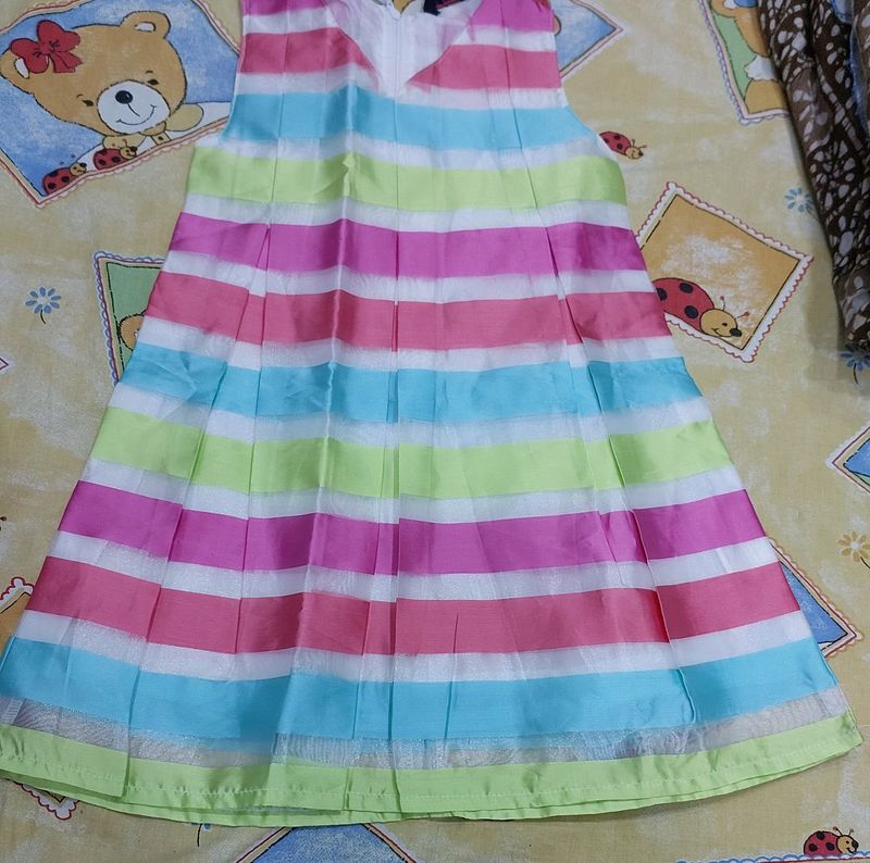 Striped Dress For Baby Girl