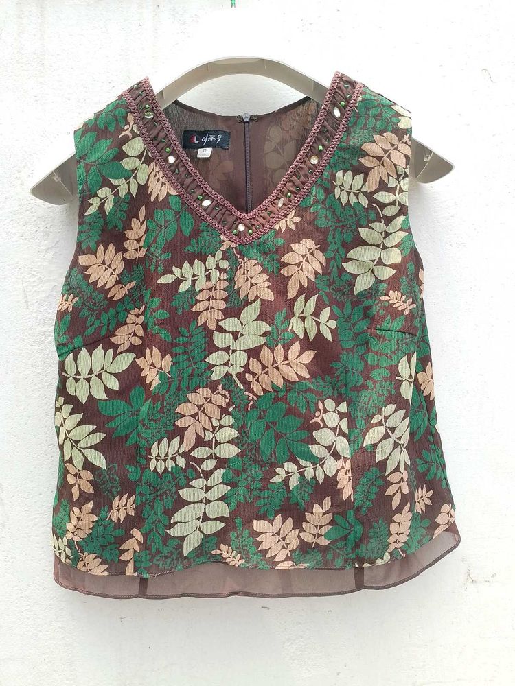 Branded Crop Top.