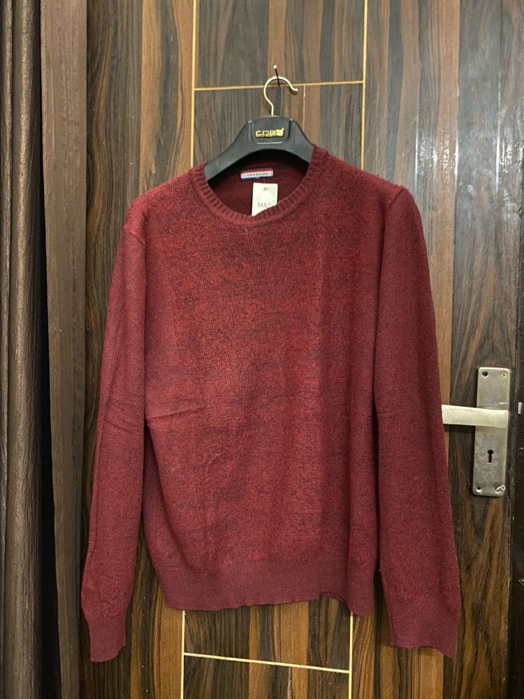 A Red Carter Balanche Sweater