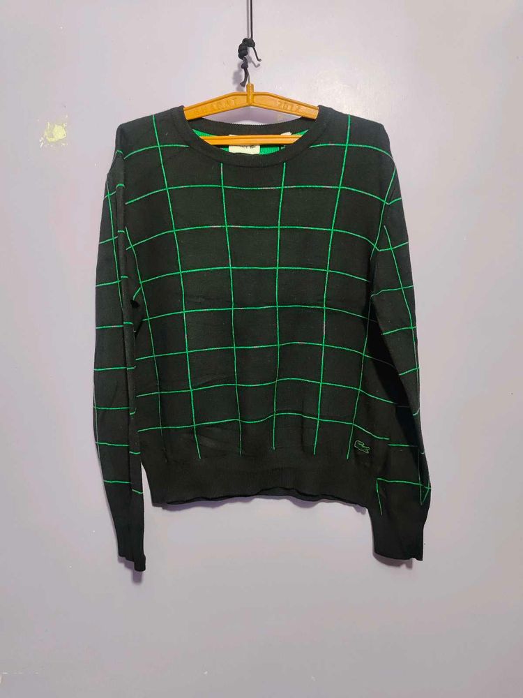 Lacoste Checked Sweater