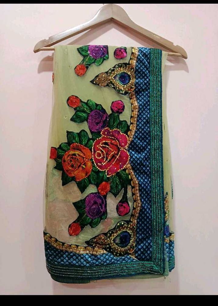 Net Rose Saree On Sale