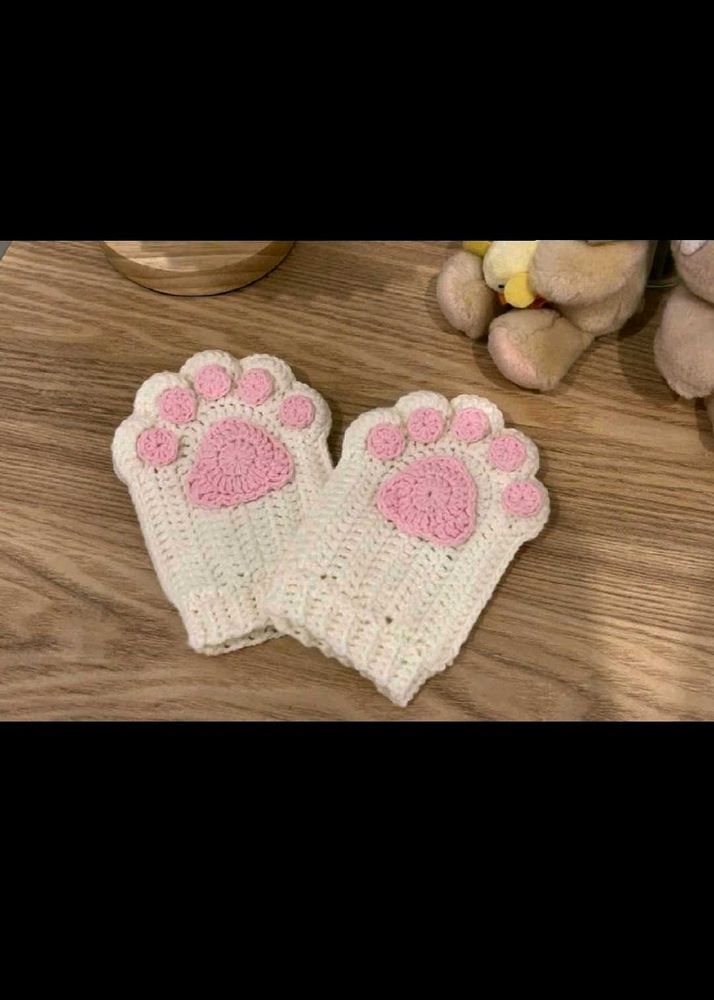 Crochet catpaw  Gloves