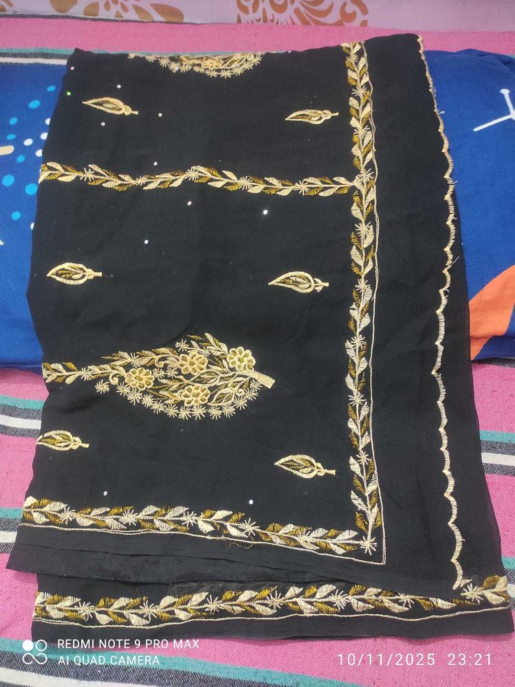 Elegant Embroidered saree