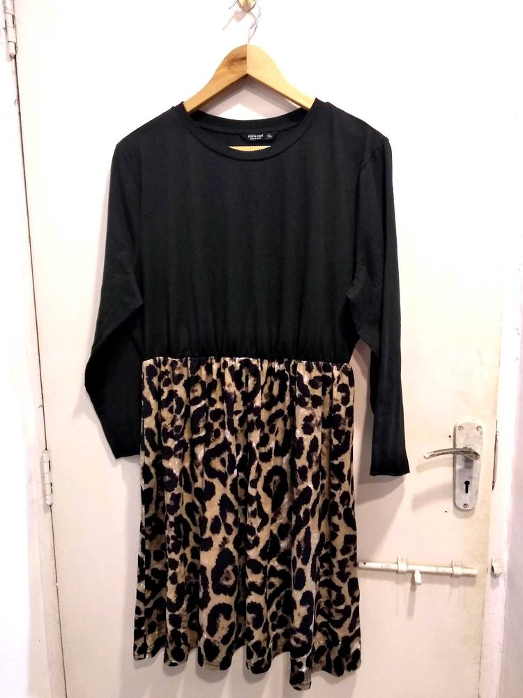 Shein Animal Print Mini Dress