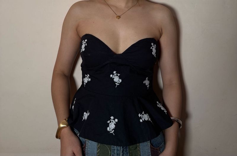 Floral Embroidered Top