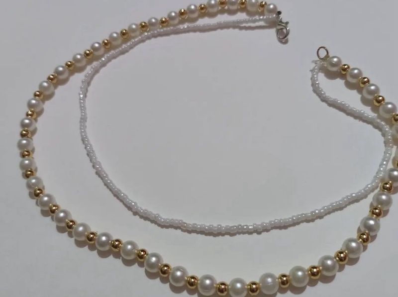 Pearl Beaded Necklace