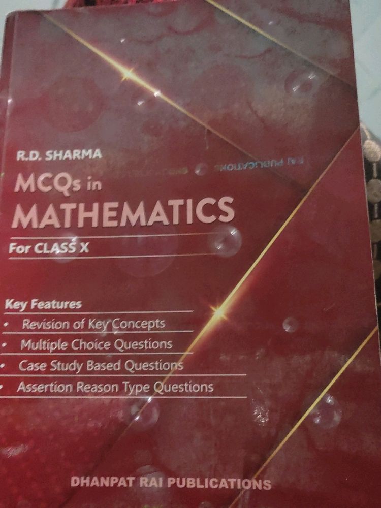 RD Sharma MCQ Book Class 10th