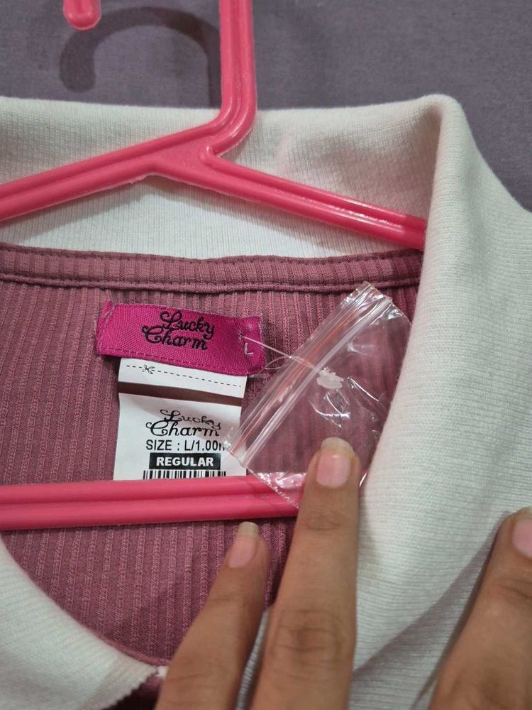 Lucky Charm Ribbed Top