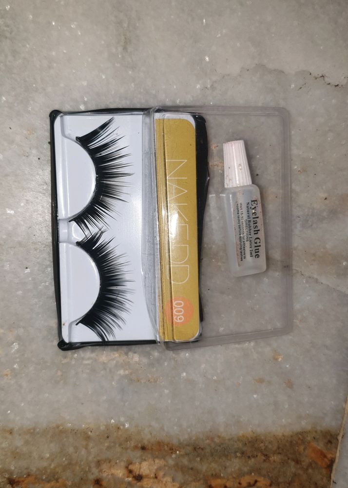 False-Fake Eyelashes With glue pack of 1 pair Name:  False-Fake Eyelashes With glue pack of 1 pair Product Name:  False-Fake Eyelashes With glue pack of 1 pair