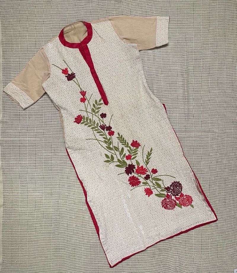 Elegant Embroidered Kurta