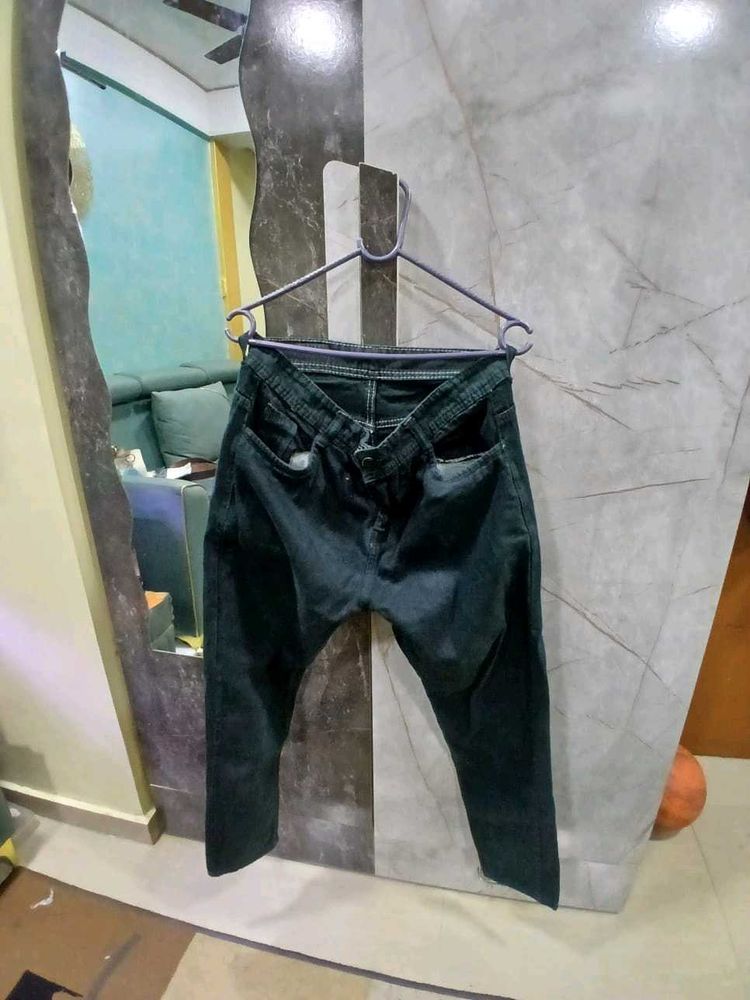 Dark Wash Jeans Fade Color