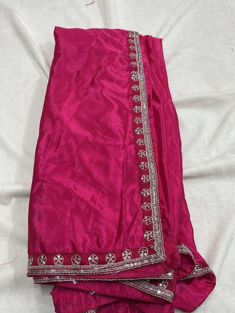 Elegant Pink Saree