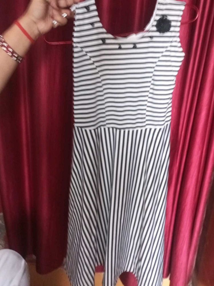 Striped Sleeveless Dress