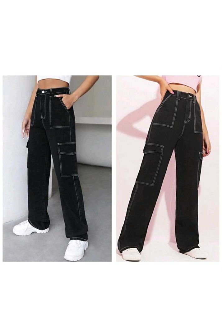 Black Cargo Pants