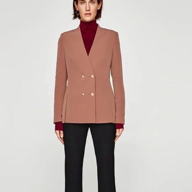 Zara Double Breasted Blazer