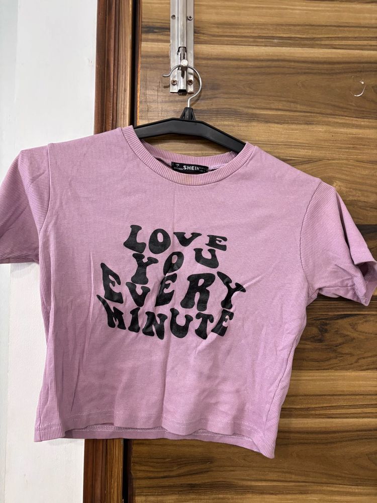 Cute Shein Graphic Crop Top