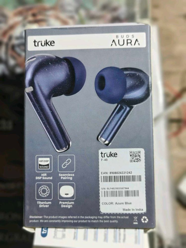 Truke Buds Aura F-40 Azure Blue