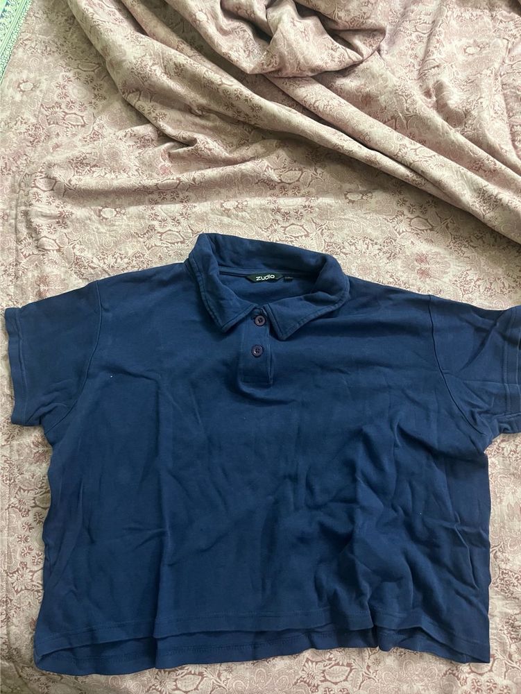 Cropped Polo Tshirt