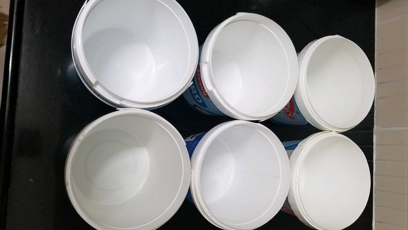 Empty Jersey Yogurt Containers