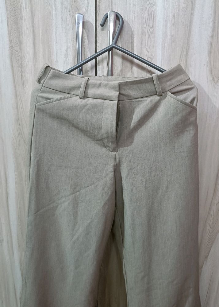 Grey Formal Trousers/Pants for Women