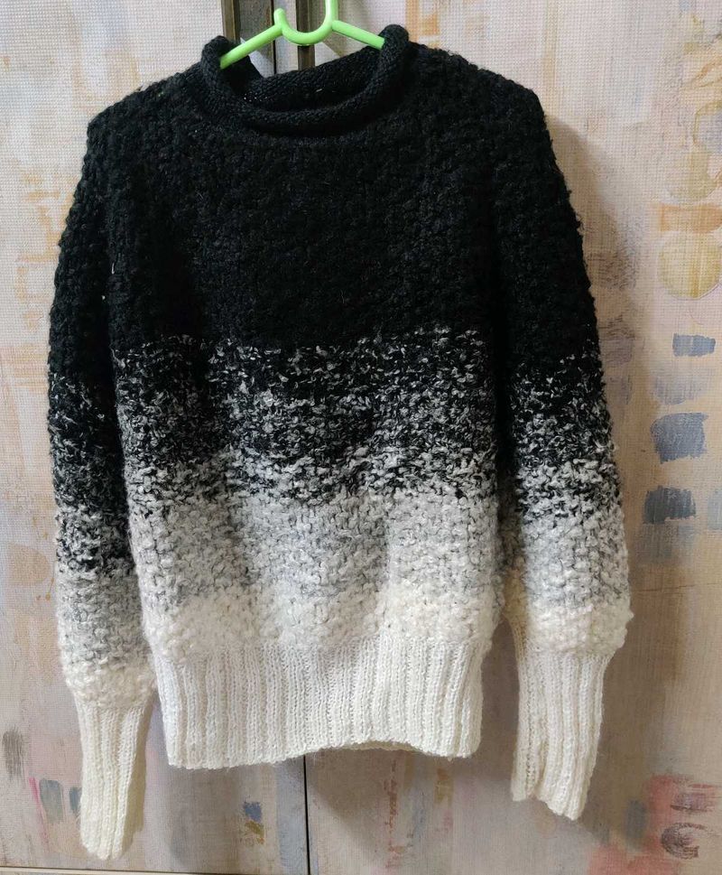 Black And White Sweater