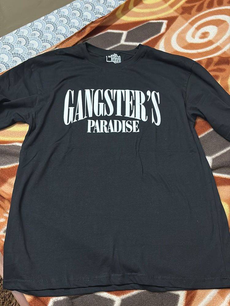 Gangster's Paradise Black Tee