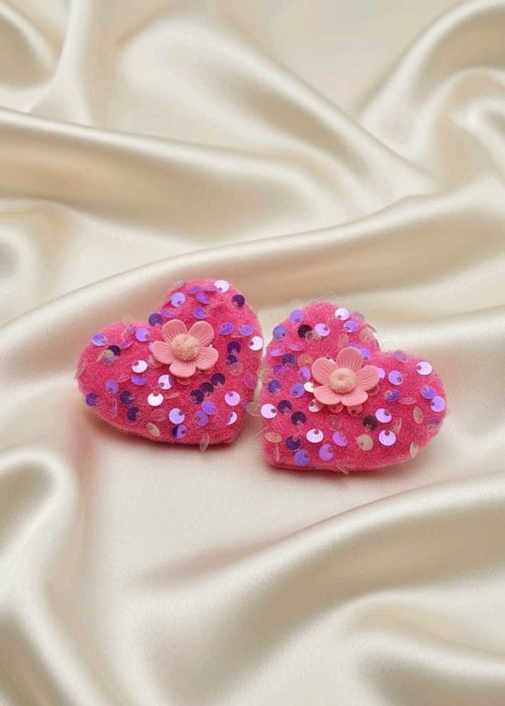 Heart Hair Clips