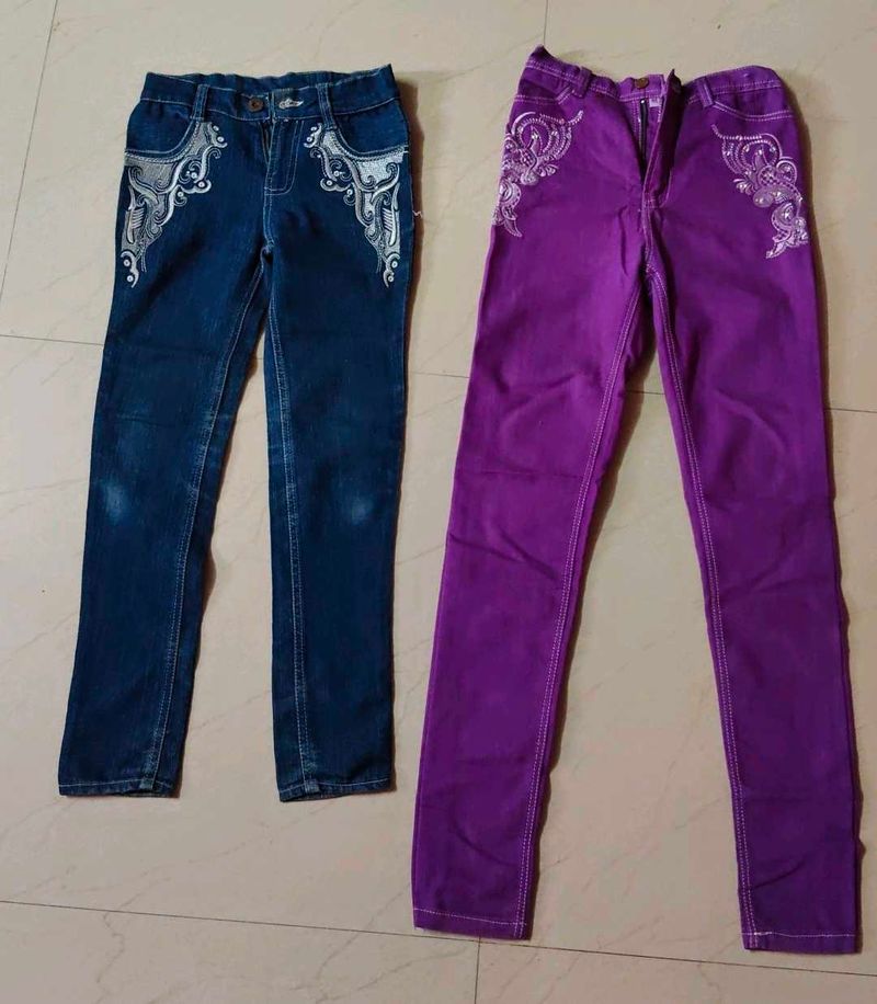 Jeans For Teenager's both are Different Sizes
