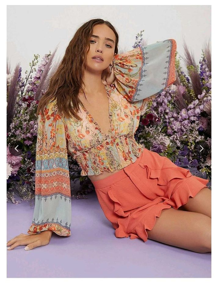 SLYCK Floral Print Top