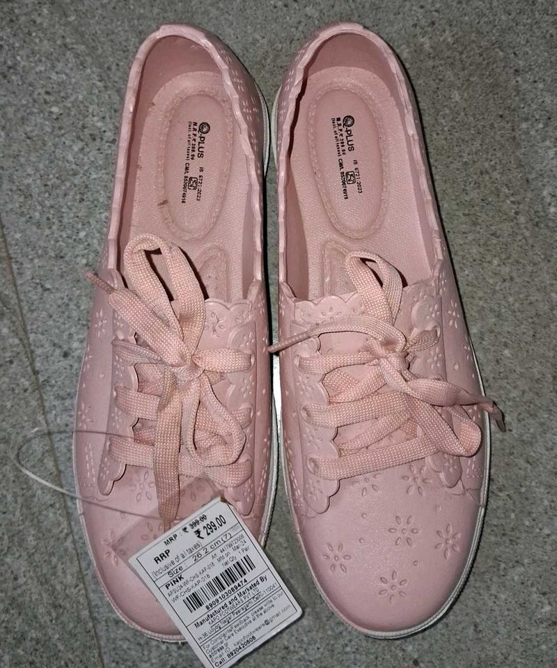 Cute Pink Casual Shoes