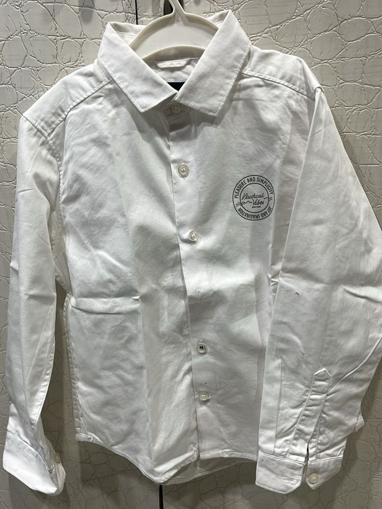 Boy&#39;s White Shirt