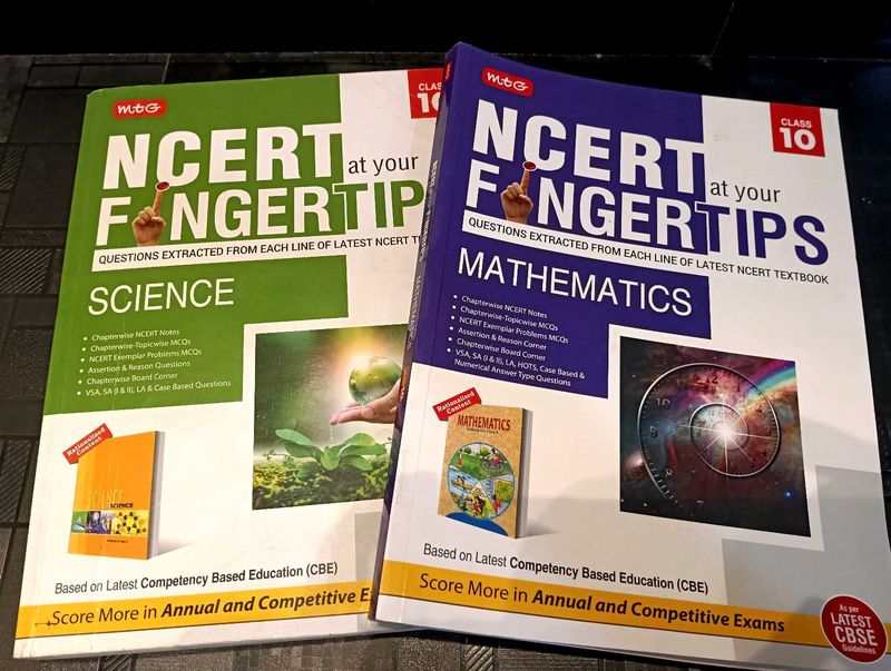 MTG NCERT FINGERTIPS - Class 10 Maths &amp; Science