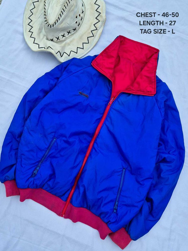 Columbia Reversible puffer Jacket - Blue &amp; Red