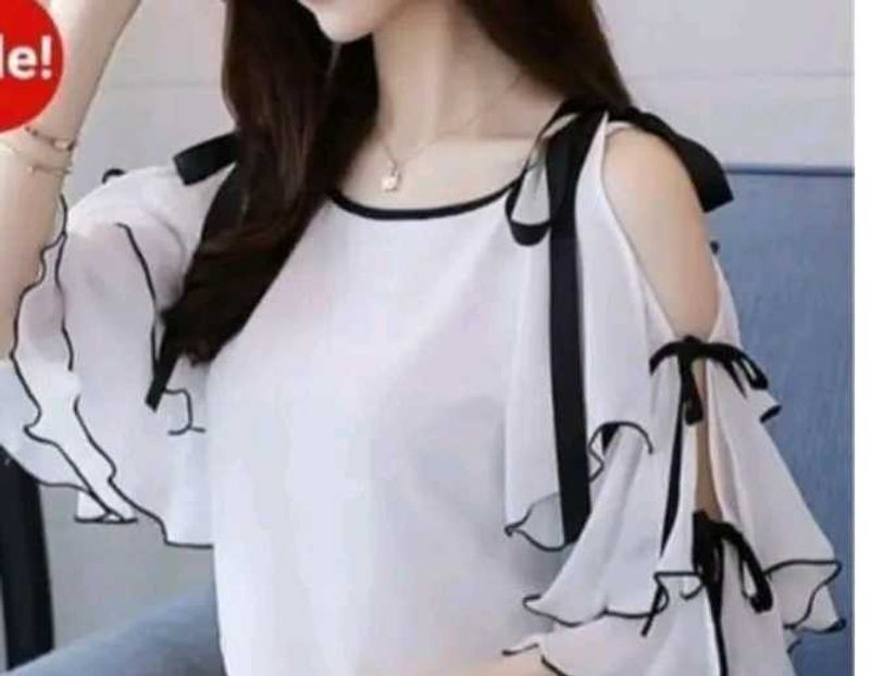 Chic White Cold Shoulder Top