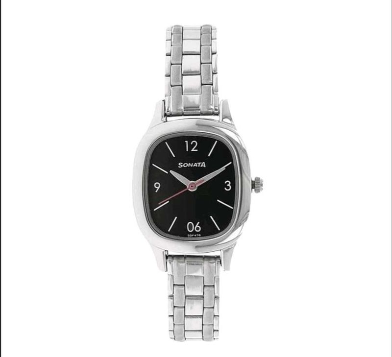 Sonata Silver Watch