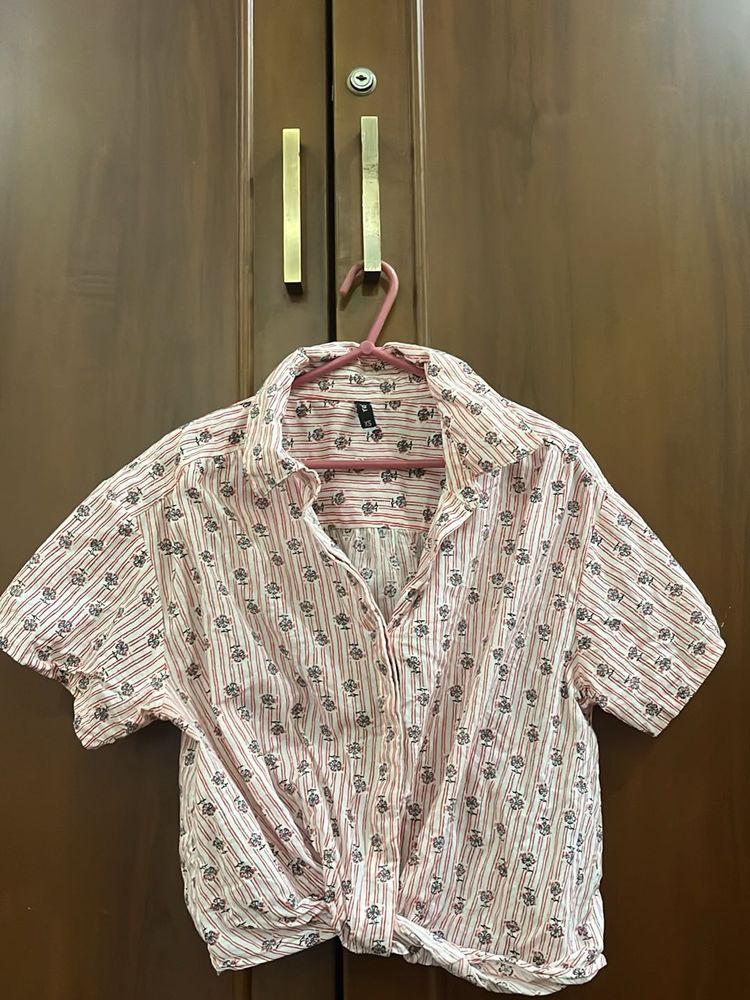 Striped &amp; Floral Women's Shirt