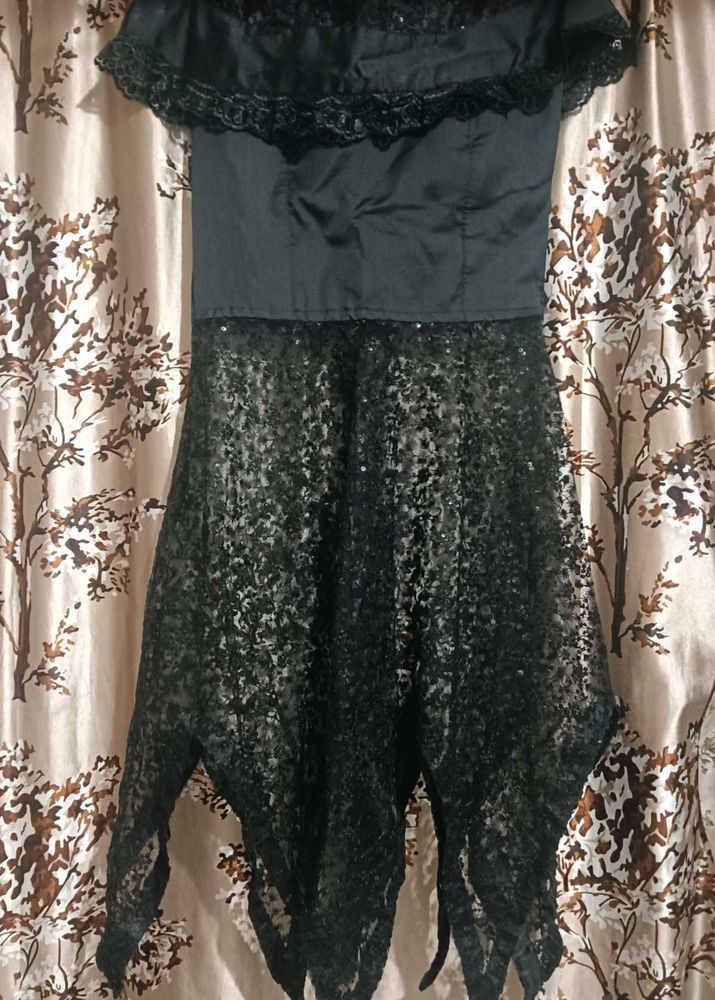 Black Lace Party Dress