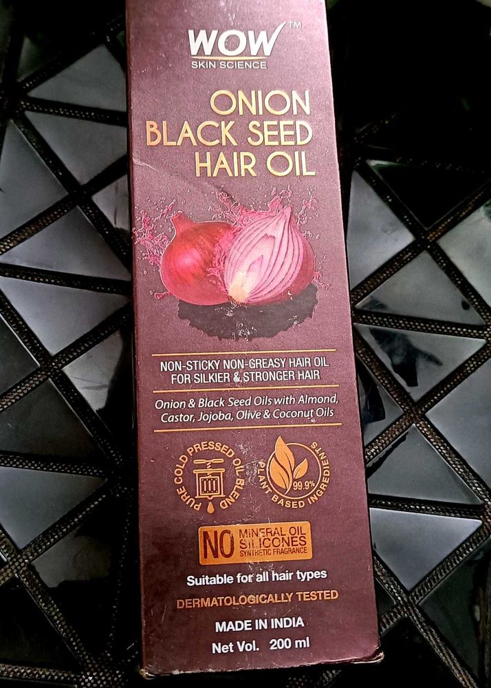 WOW Onion Black Seed Hair Oil