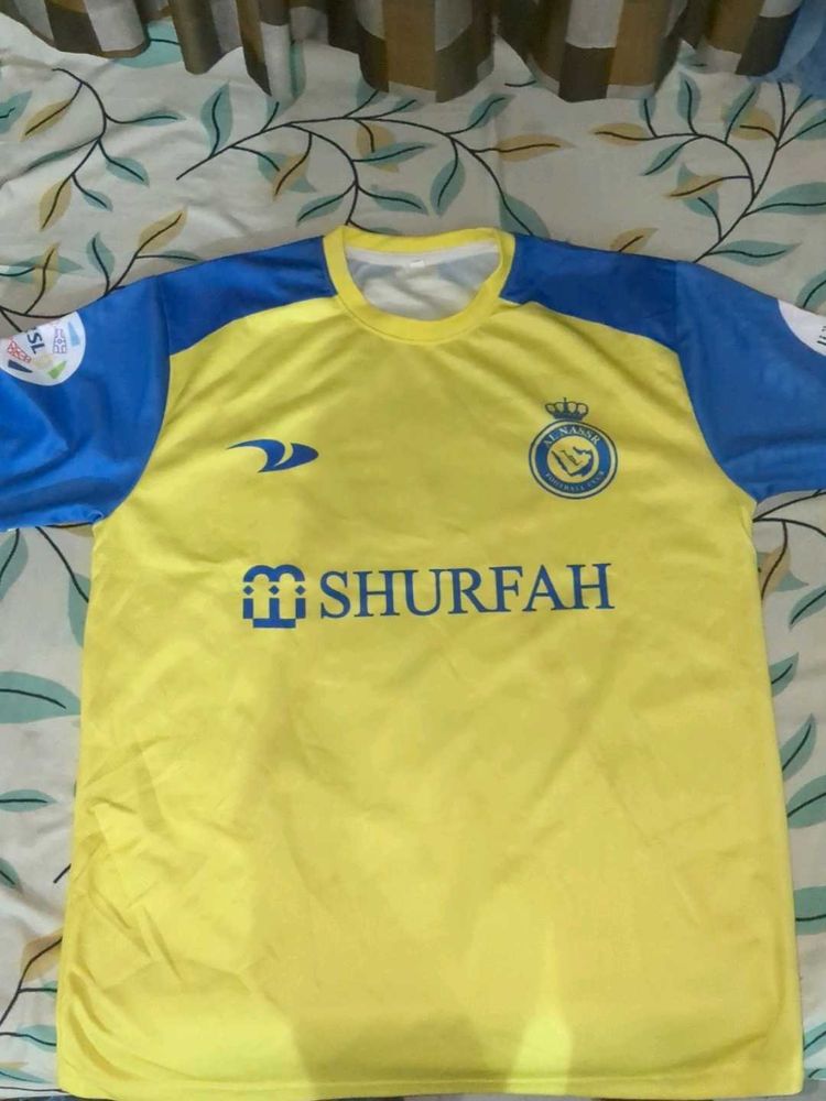 Al Nassr Football Jersey Tshirt Size M/L Ronaldo
