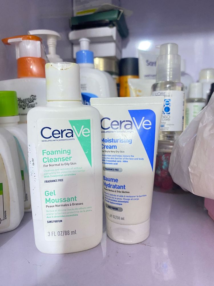CeraVe Cleanser+moisturiser