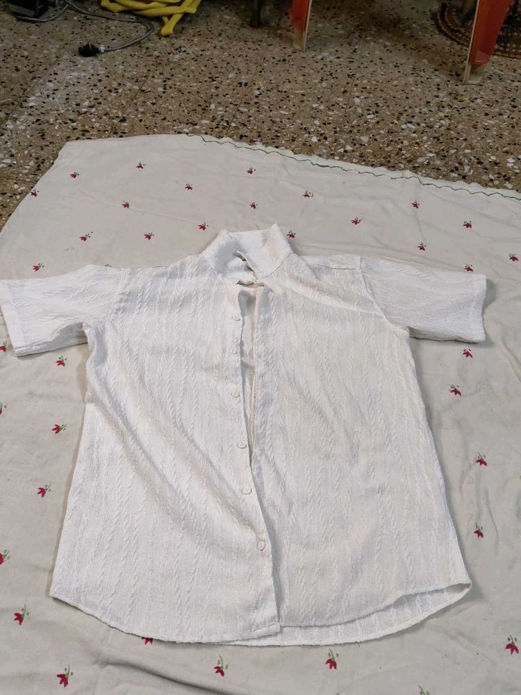 White Casual Shirt