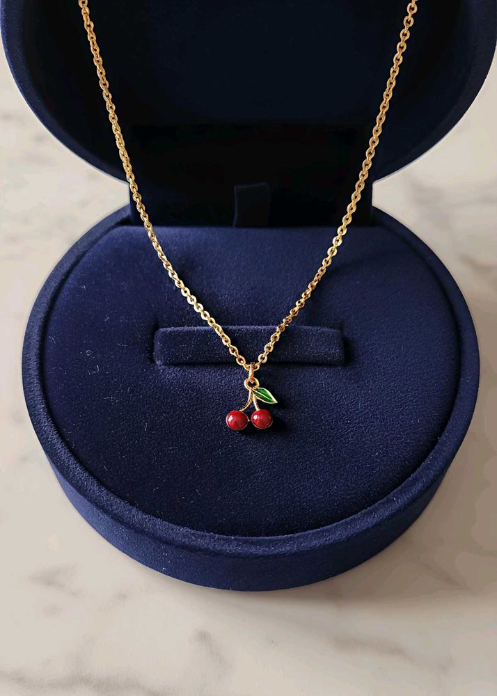 Cherry Pendant Necklace