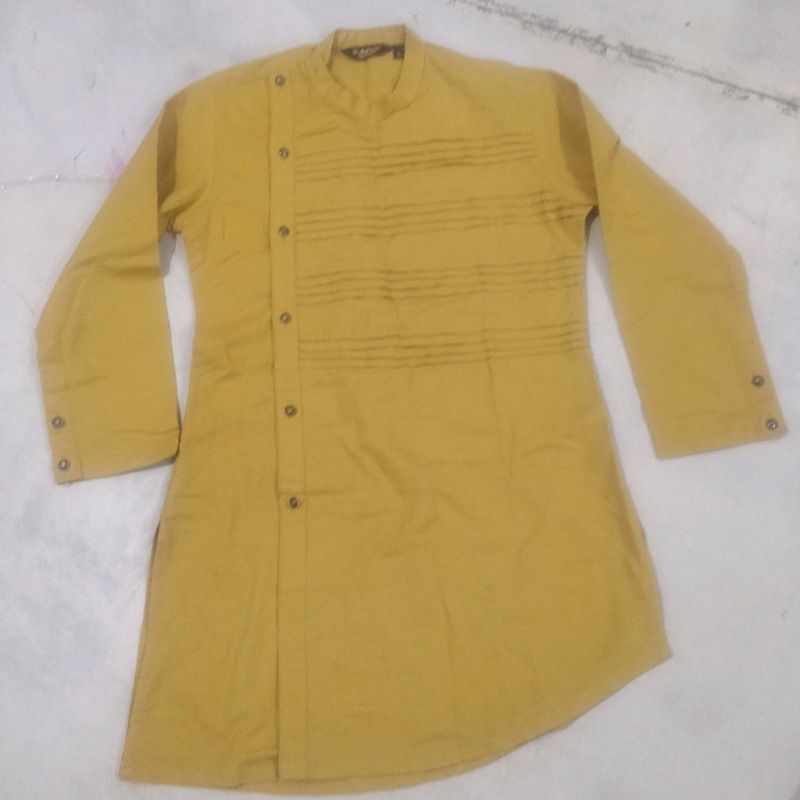 Boys Yellow Kurta