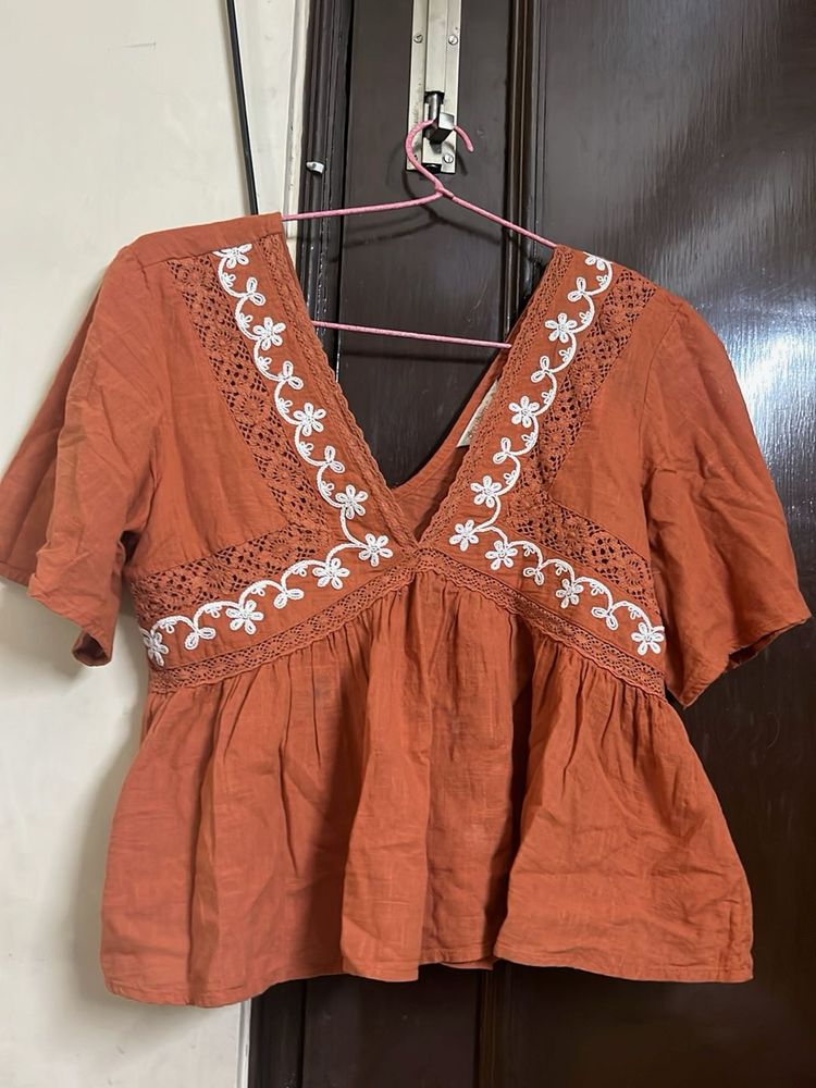 Boho Chic Peplum Top