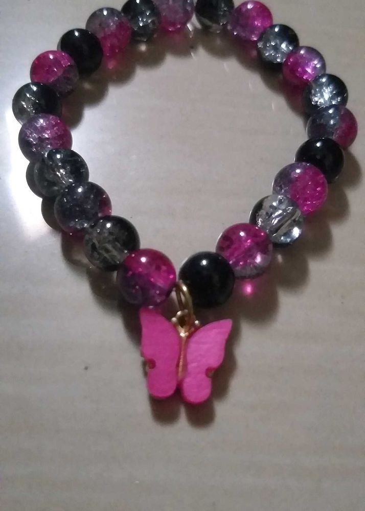 Butterfly Beaded Bracelet