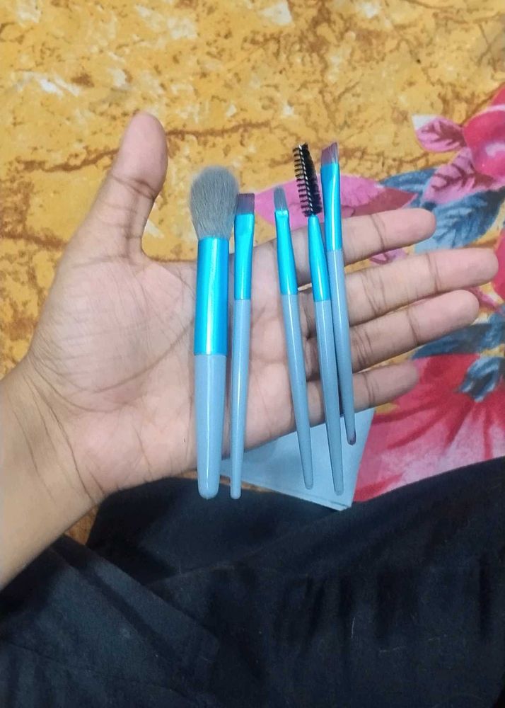 Makeup Brush Set - Blue