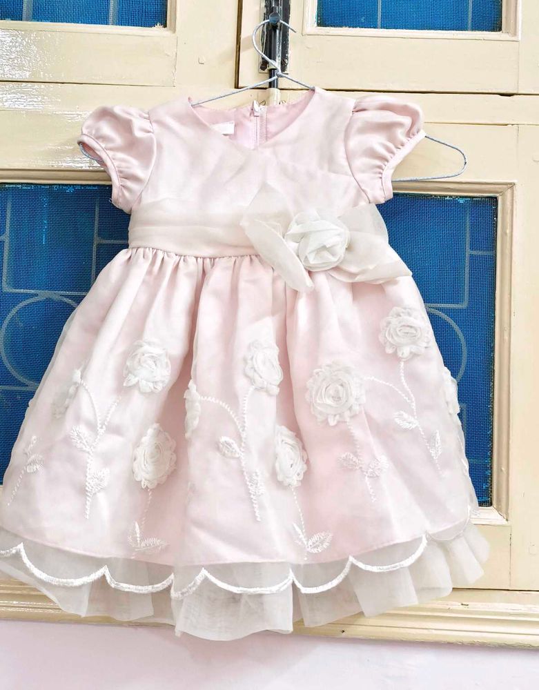 Cute Pink Flower Girl Dress🩷🩷
